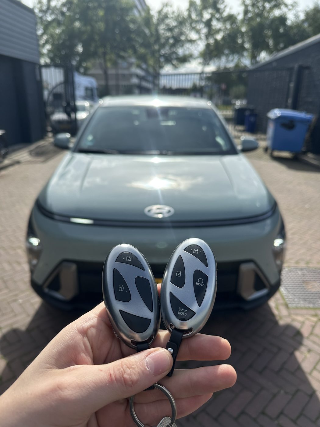 Twee smart keys voor een Hyundai Kona, bijgemaakt in Enschede